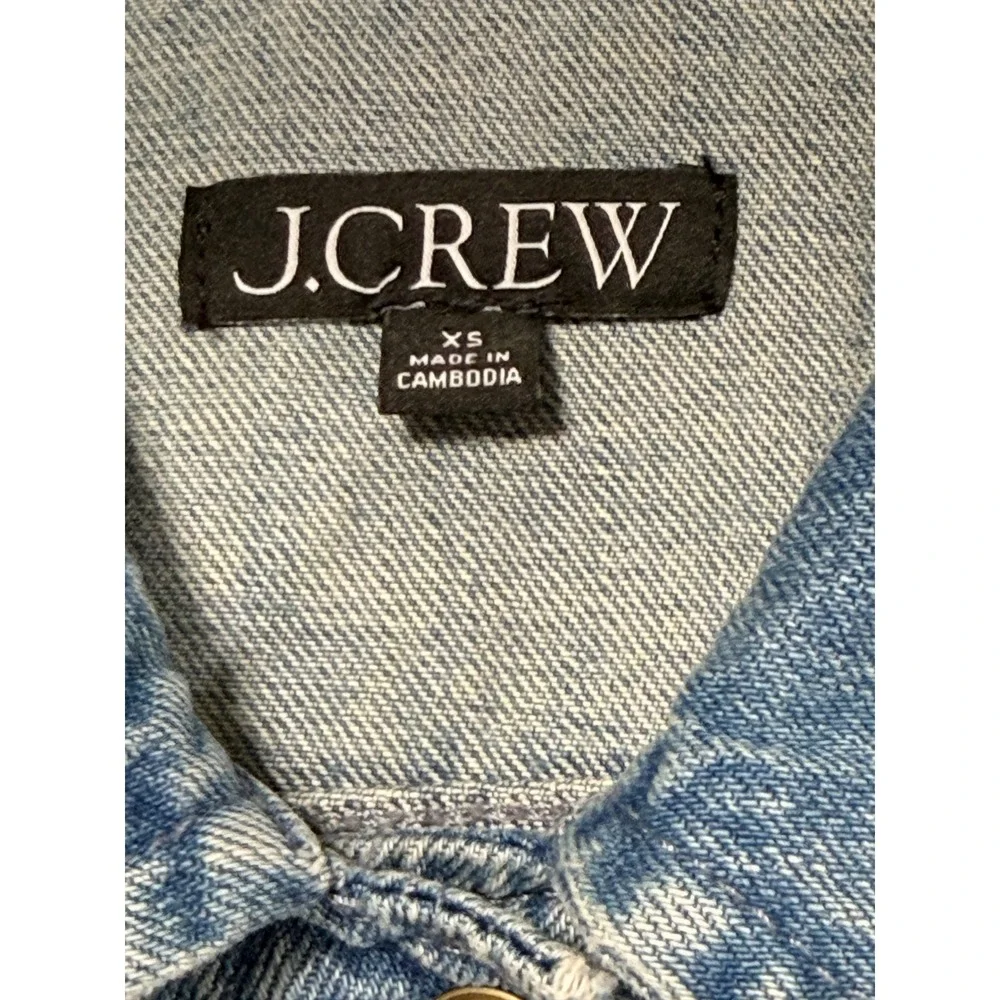 J. Crew XS Classic Denim Jacket in Brilliant Day Wash $98